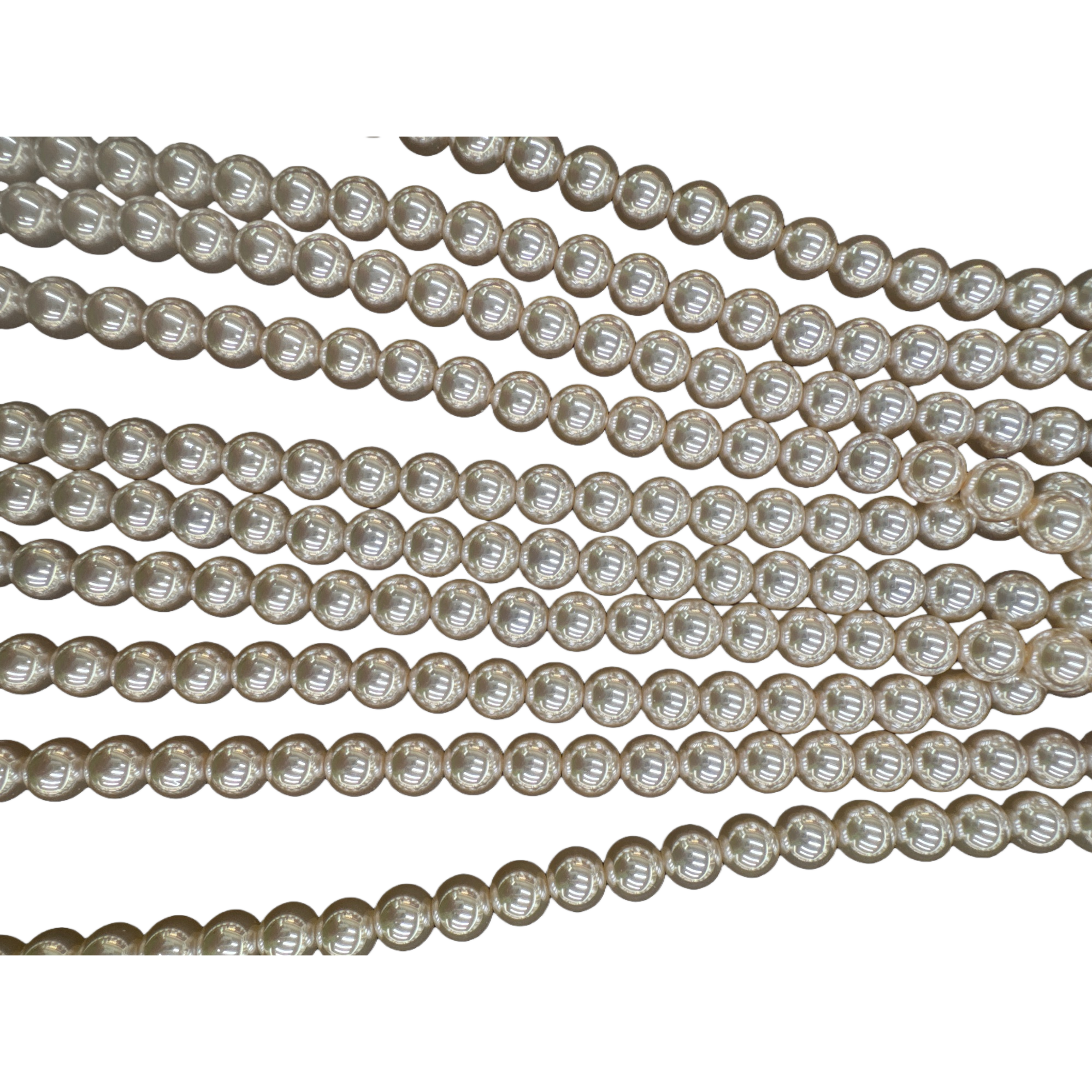 The off-white pearl string necklace is an elegant and versatile natural freshwater pearl accessory for ladies Item Picture