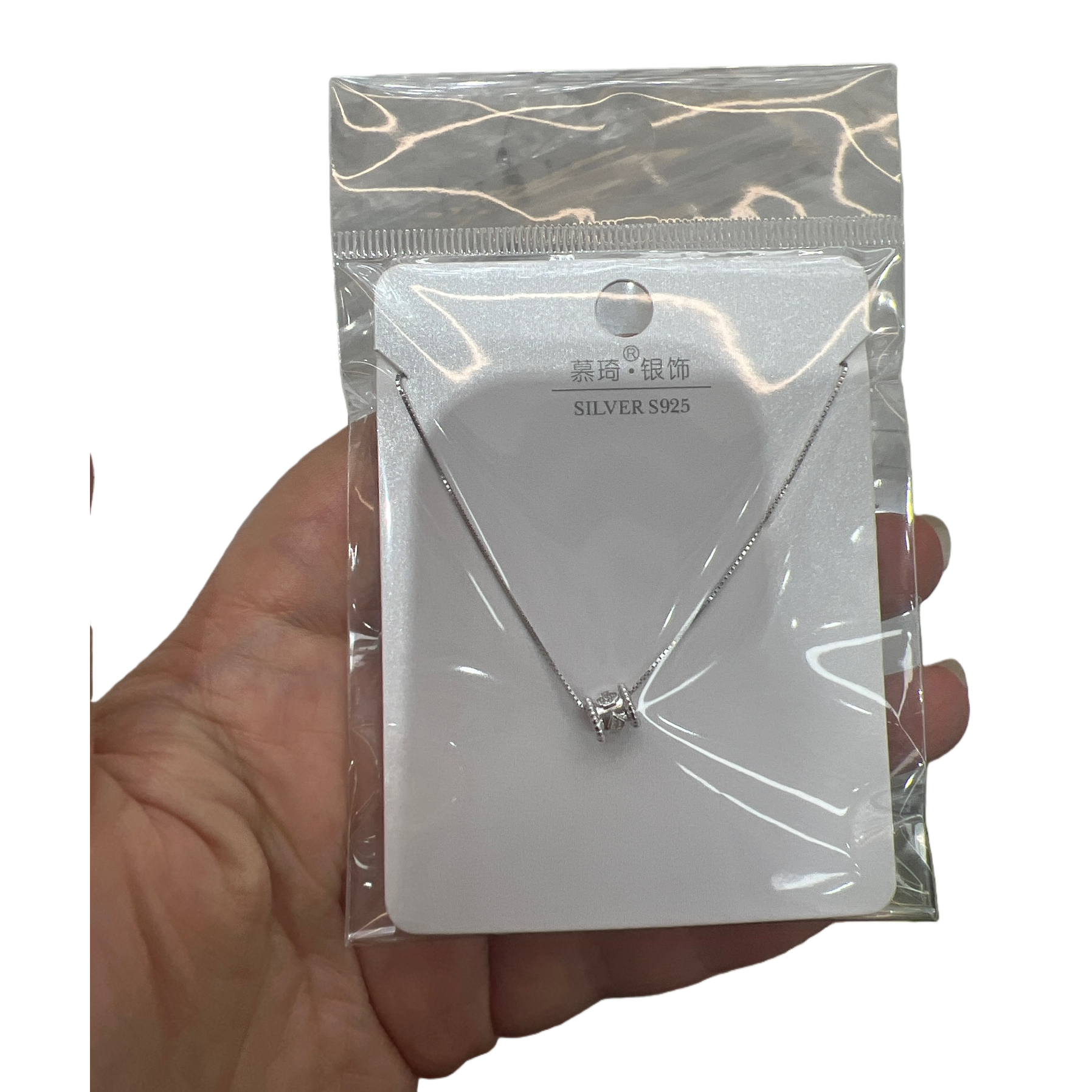 银色项链简约百搭时尚锁骨链女士精致轻奢饰品 Item Picture