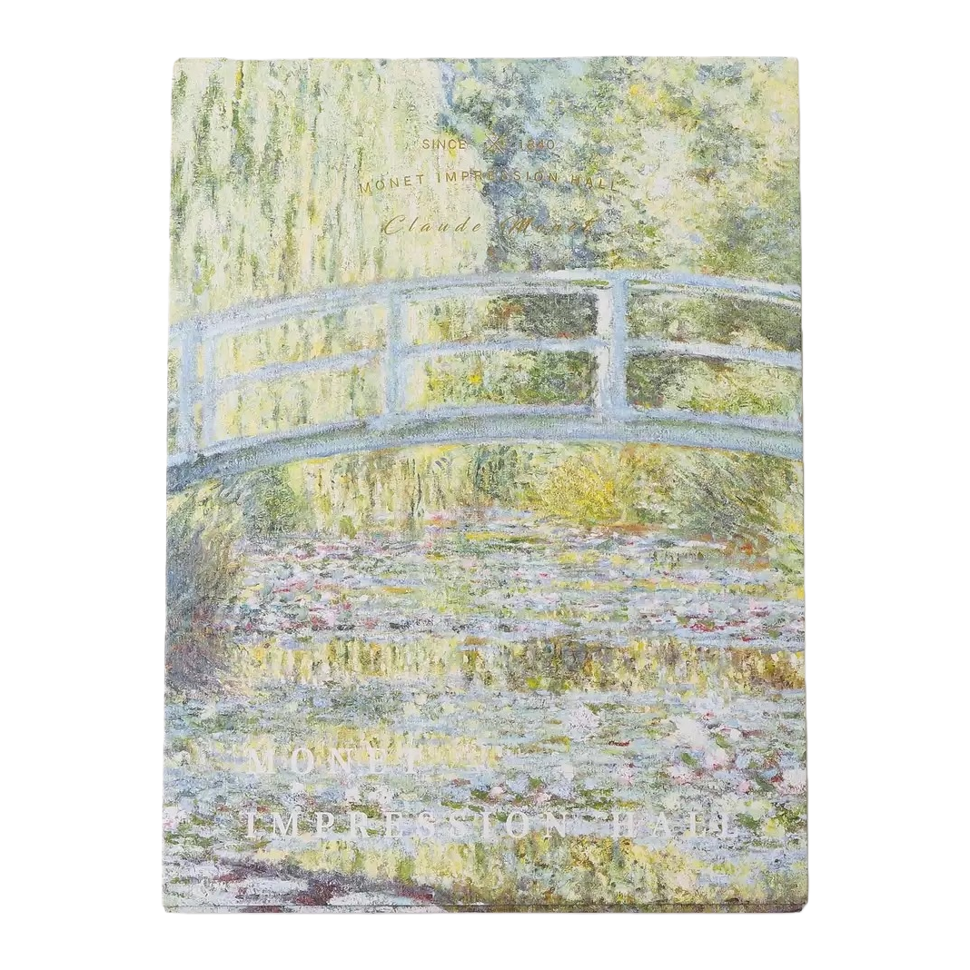 Impressionist-style painting cover notebook, artistic planner, simple design Item Picture