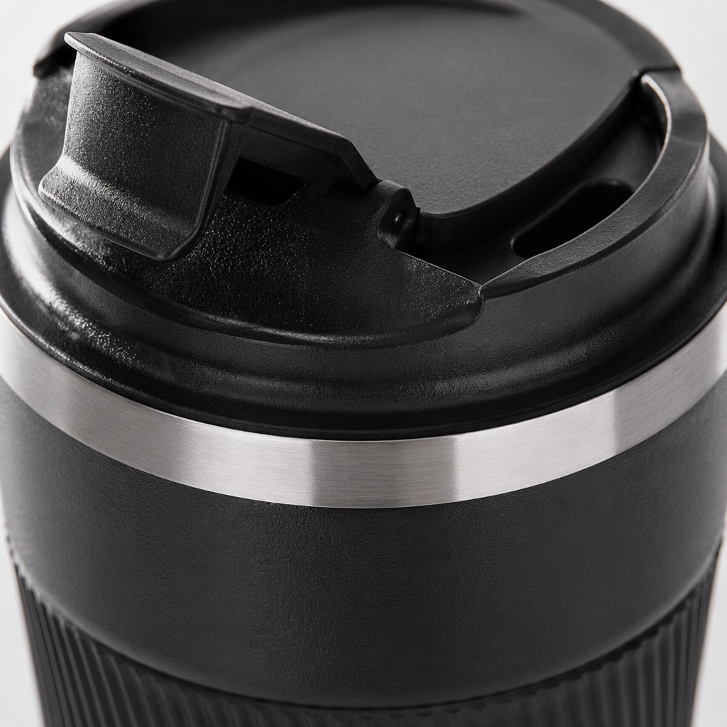 Black insulated cup, 304 stainless steel vacuum insulated portable water cup Application Scenario
