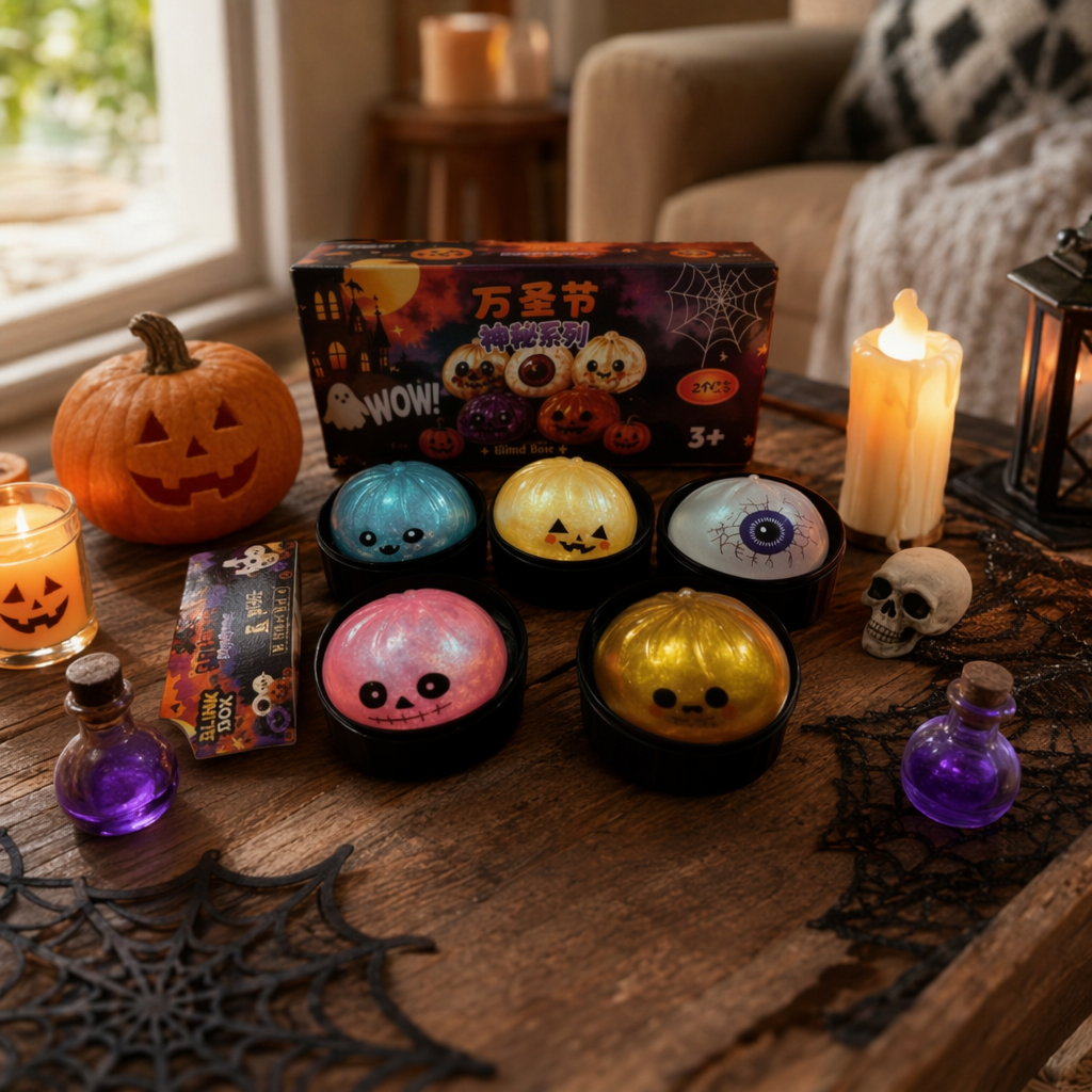 Halloween-themed blind box toys are randomly distributed as cute and funny collectible items details Picture