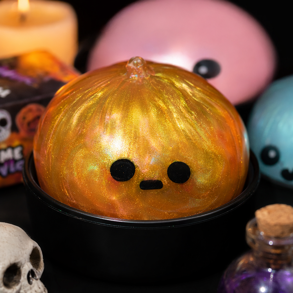 Halloween-themed blind box toys are randomly distributed as cute and funny collectible items Application Scenario