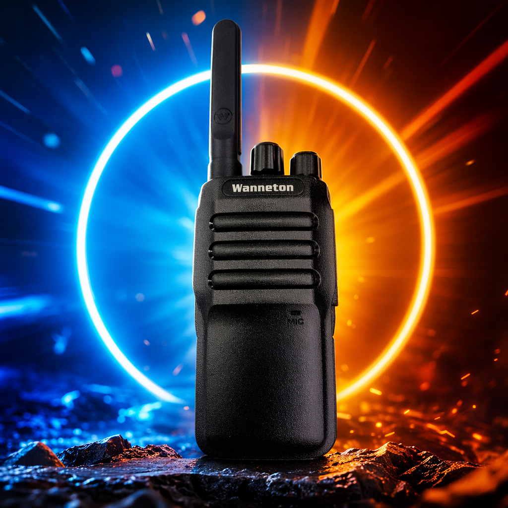 Wanlitong WLT-F2 black walkie-talkie is a professional wireless communication device that is waterproof, dustproof and suitable for long-distance calling Specification image
