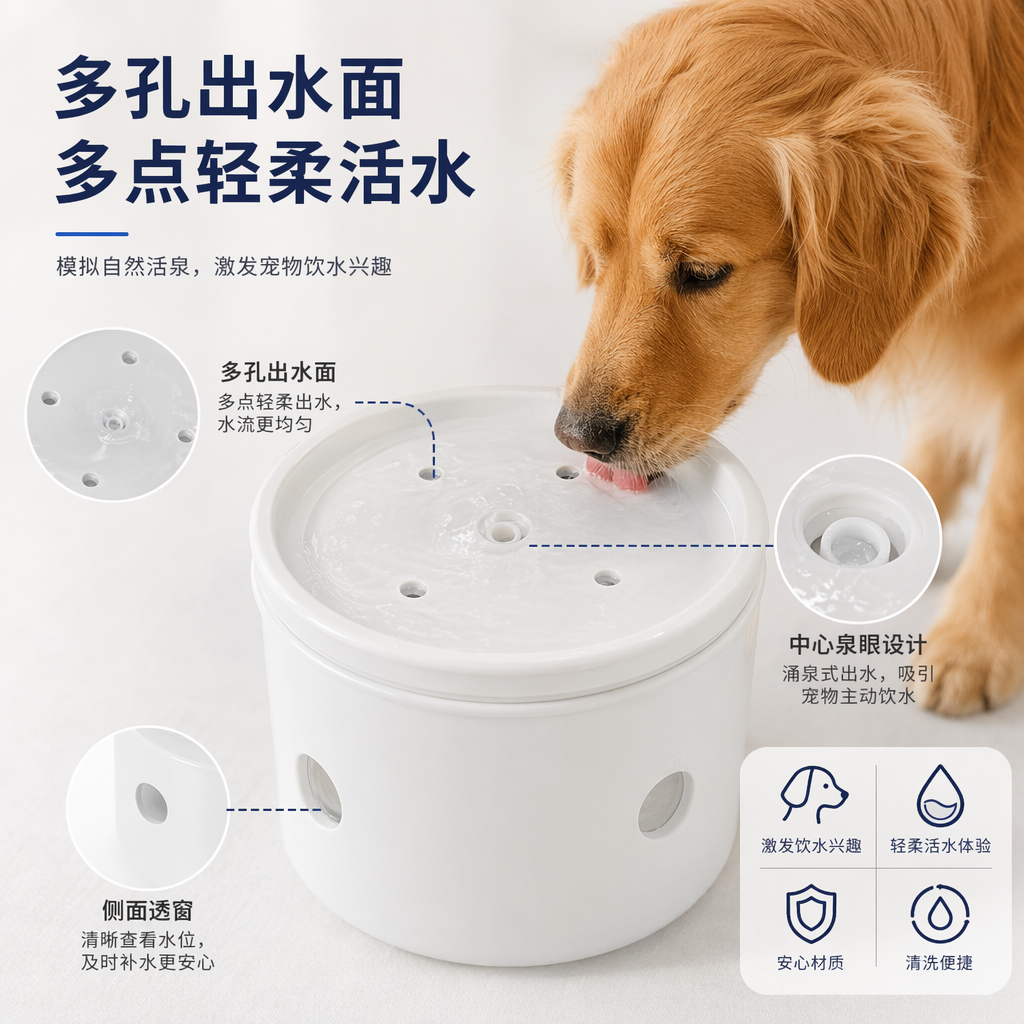 Pet intelligent automatic feeder, cat and dog water dispenser all-in-one machine