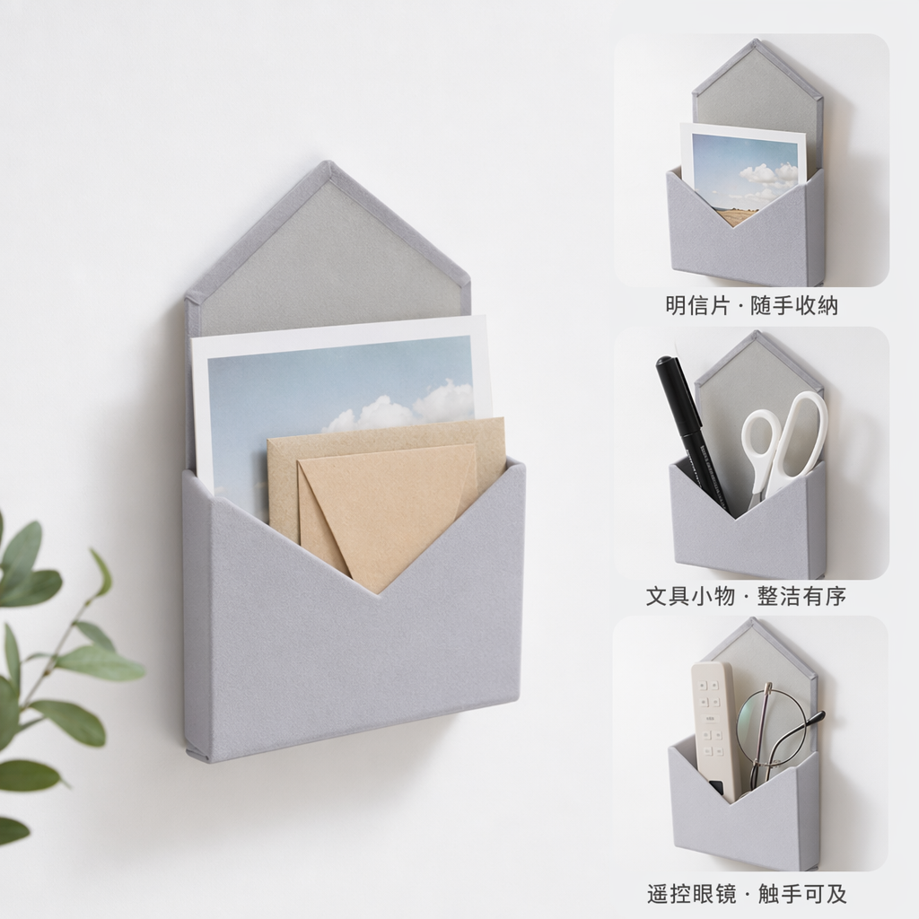 淡紫色纸盒包装精美简约礼品盒通用装饰收纳盒