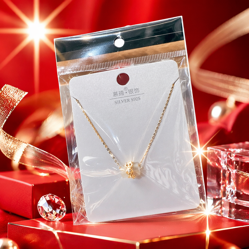 The golden necklace is fashionable, simple and versatile. The collarbone chain is a long and elegant style for women Specification image