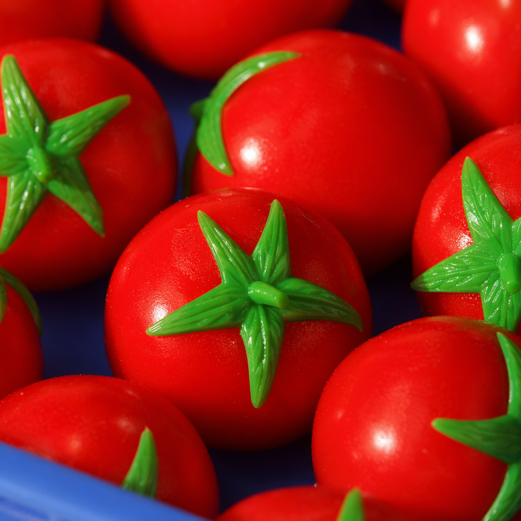 The red tomatoes are freshly picked and organically grown. They are large, plump, crisp, tender and juicy Application Scenario