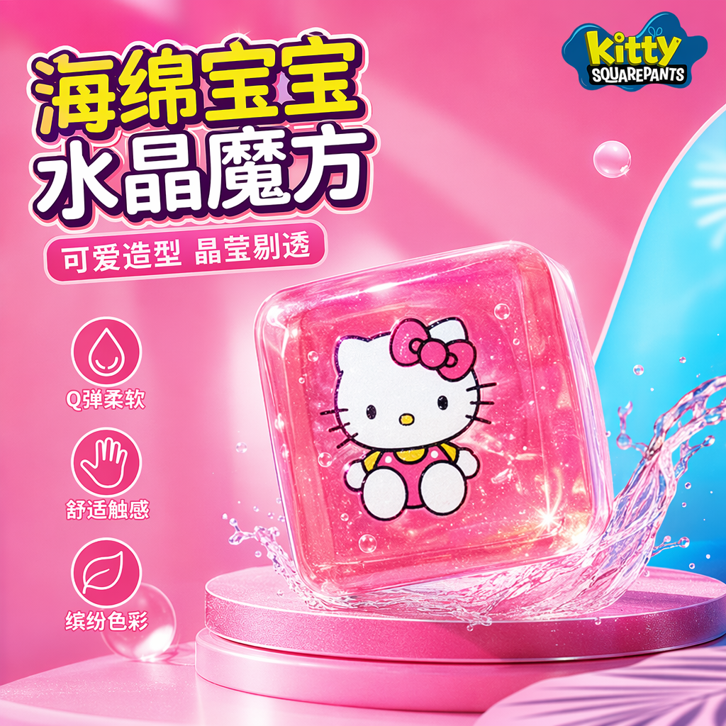 Colorful transparent square educational toys for children's early education building blocks are safe and non-toxic Specification image