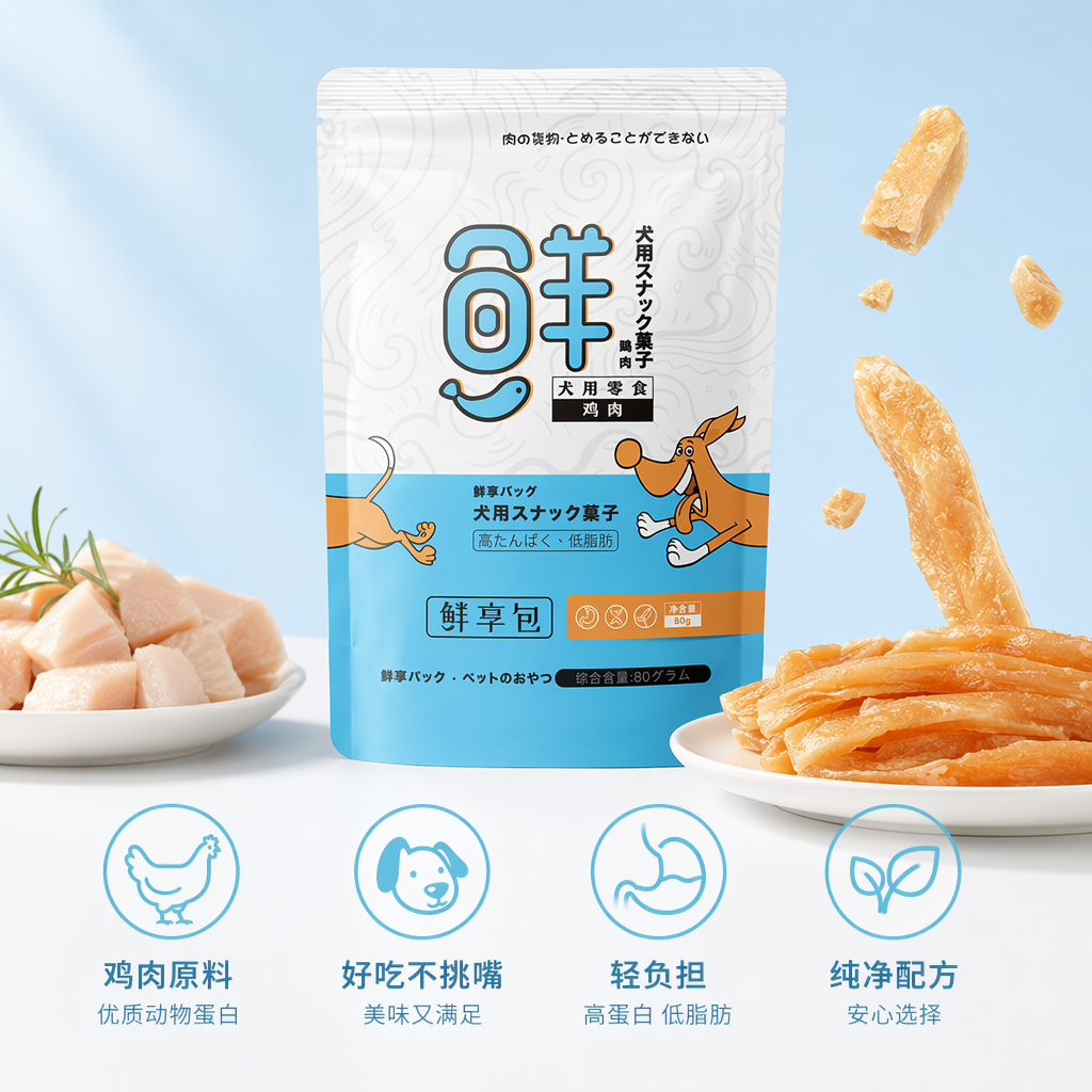 蓝白包装袋 加厚防潮食品级密封收纳袋