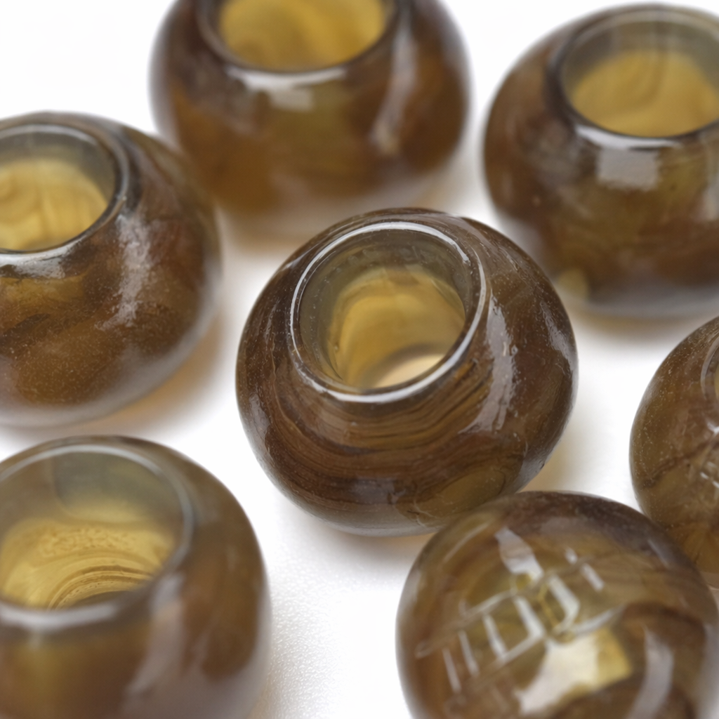 Brown beads, natural agate round bead bracelet accessory materials, bulk wholesale Application Scenario