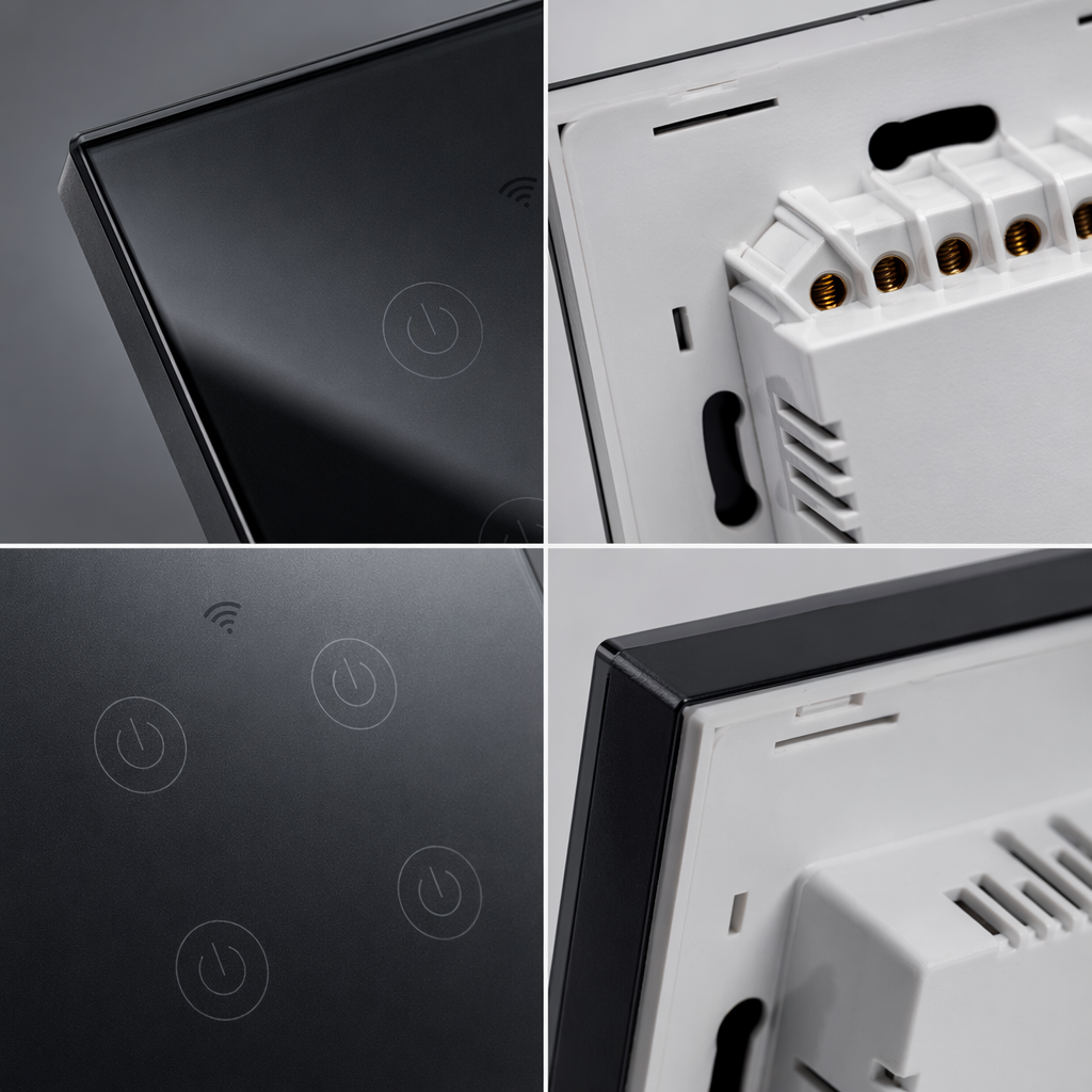 LINIER智能开关 4开墙壁插座 支持多种软件 专供出口 Specification image