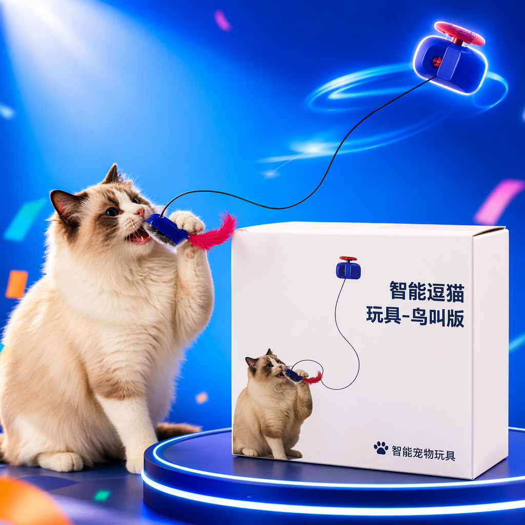 White packaging box cat toys, cat teasing sticks, interactive and educational pet toys Specification image