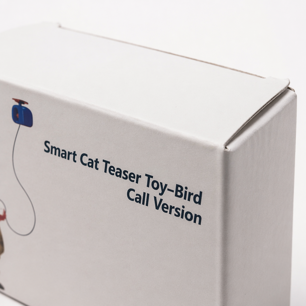White packaging box cat toys, cat teasing sticks, interactive and educational pet toys Application Scenario