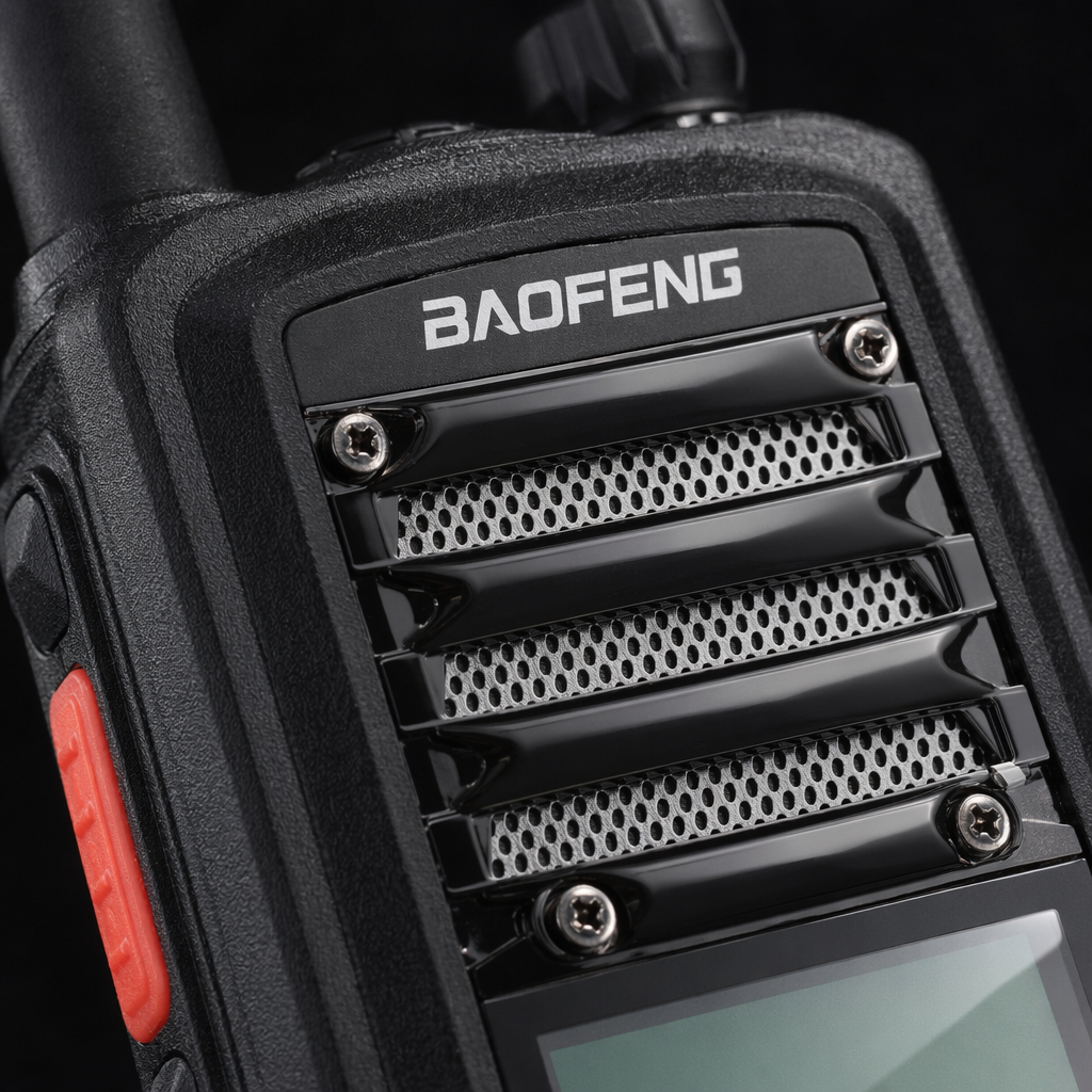 The Baofeng BF-E51 black walkie-talkie is a professional wireless communication device that is waterproof, shockproof and has a long battery life Application Scenario