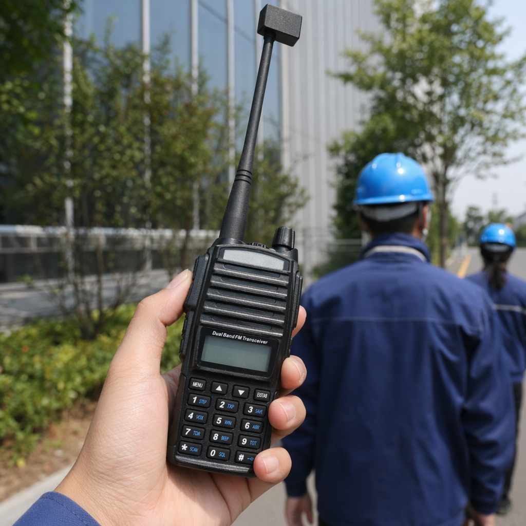 Baofeng BF-UV82 black walkie-talkie is a professional wireless communication device that is waterproof, dustproof and suitable for long-distance calling details Picture