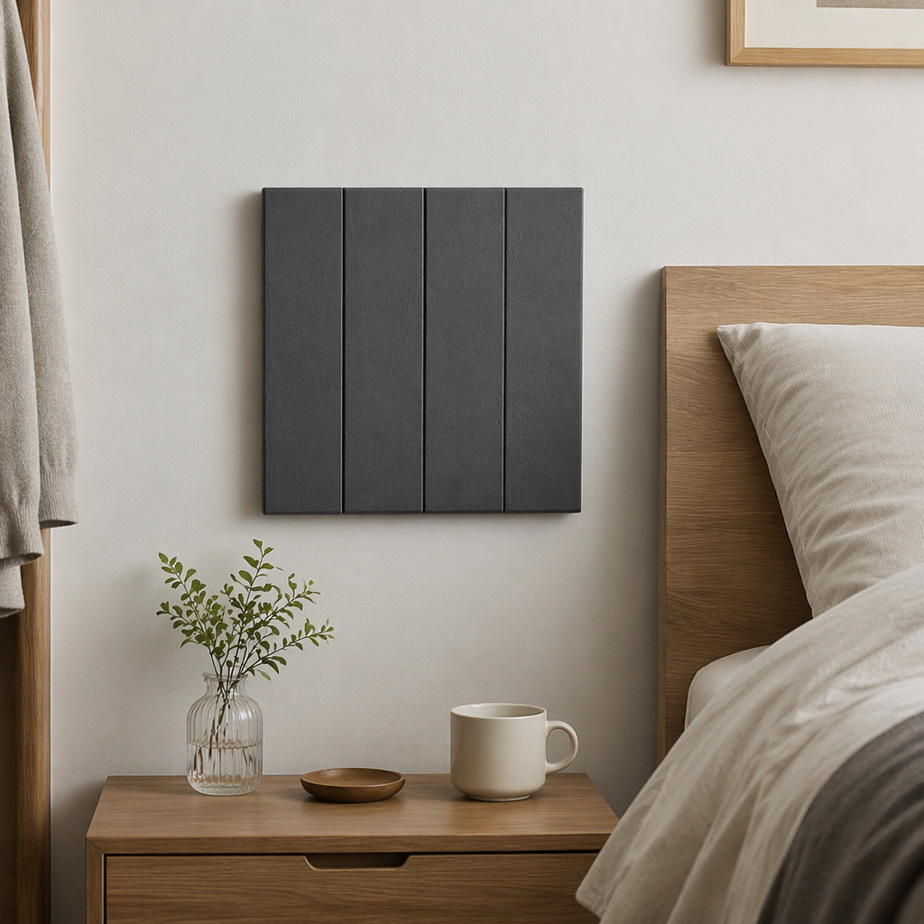 T6 grey four-way switch panel household wall switch, simple and modern, exclusively for export details Picture