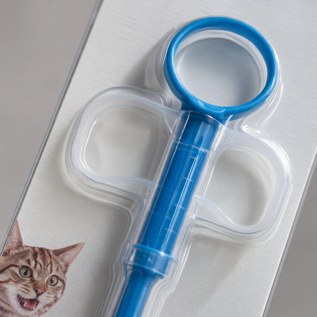 The blue baby feeder, made of medical silicone, is safe, non-toxic and has precise scales Application Scenario