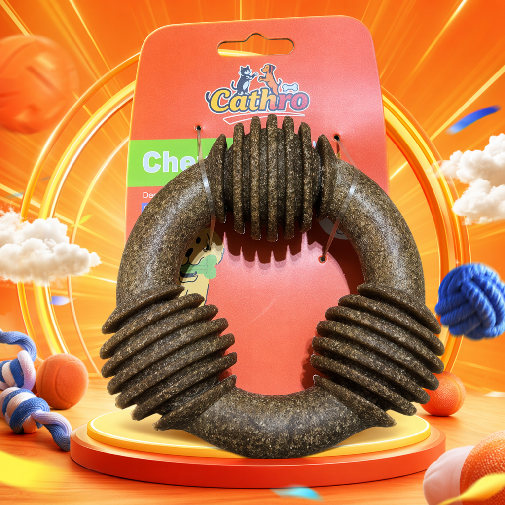The large autumn circle circular pet gnawing toy teeth grinding and cleaning durable pet products Specification image