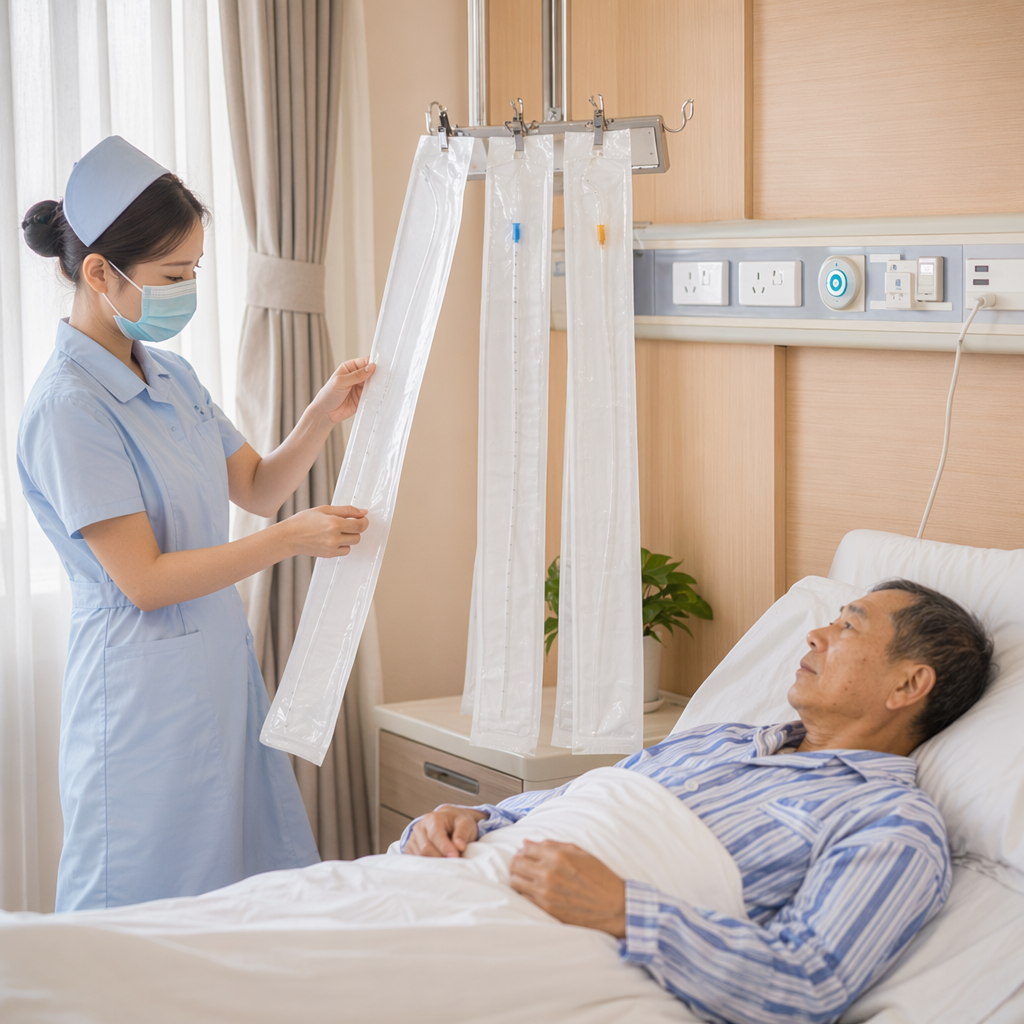 Medical catheter-specific transparent packaging bags, sterile and independent packaging, dust-proof, moisture-proof and sealed design details Picture