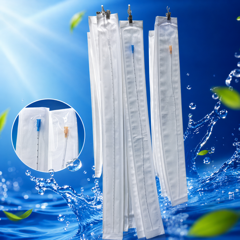 Medical catheter-specific transparent packaging bags, sterile and independent packaging, dust-proof, moisture-proof and sealed design Specification image