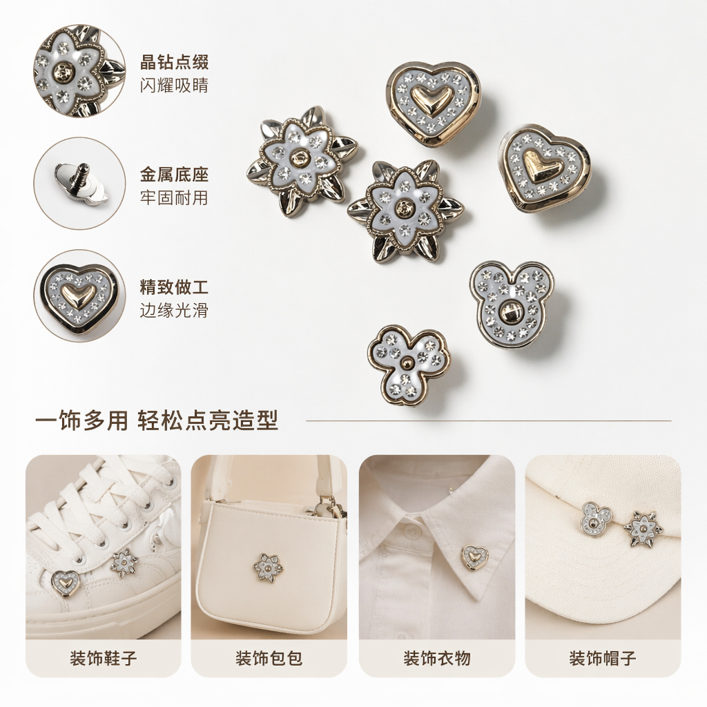 Silver diamond-encrusted jewelry is a fashionable, versatile and exquisite accessory