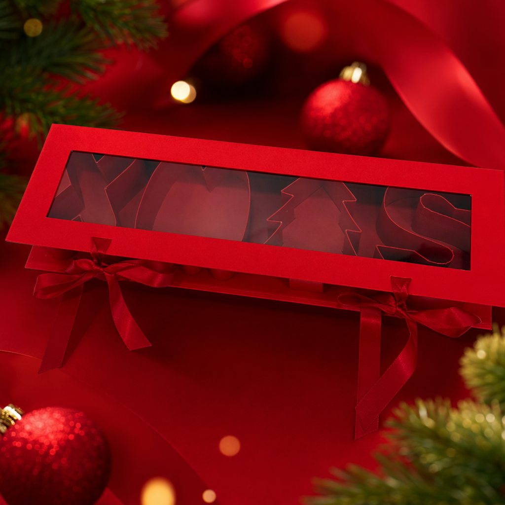 The red gift box is exquisitely packaged and makes an excellent gift for festivals Specification image