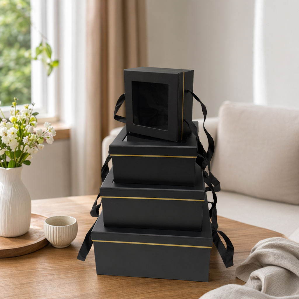 The black gift box set is exquisitely packaged, making it an excellent gift. It is fashionable, simple and elegant details Picture
