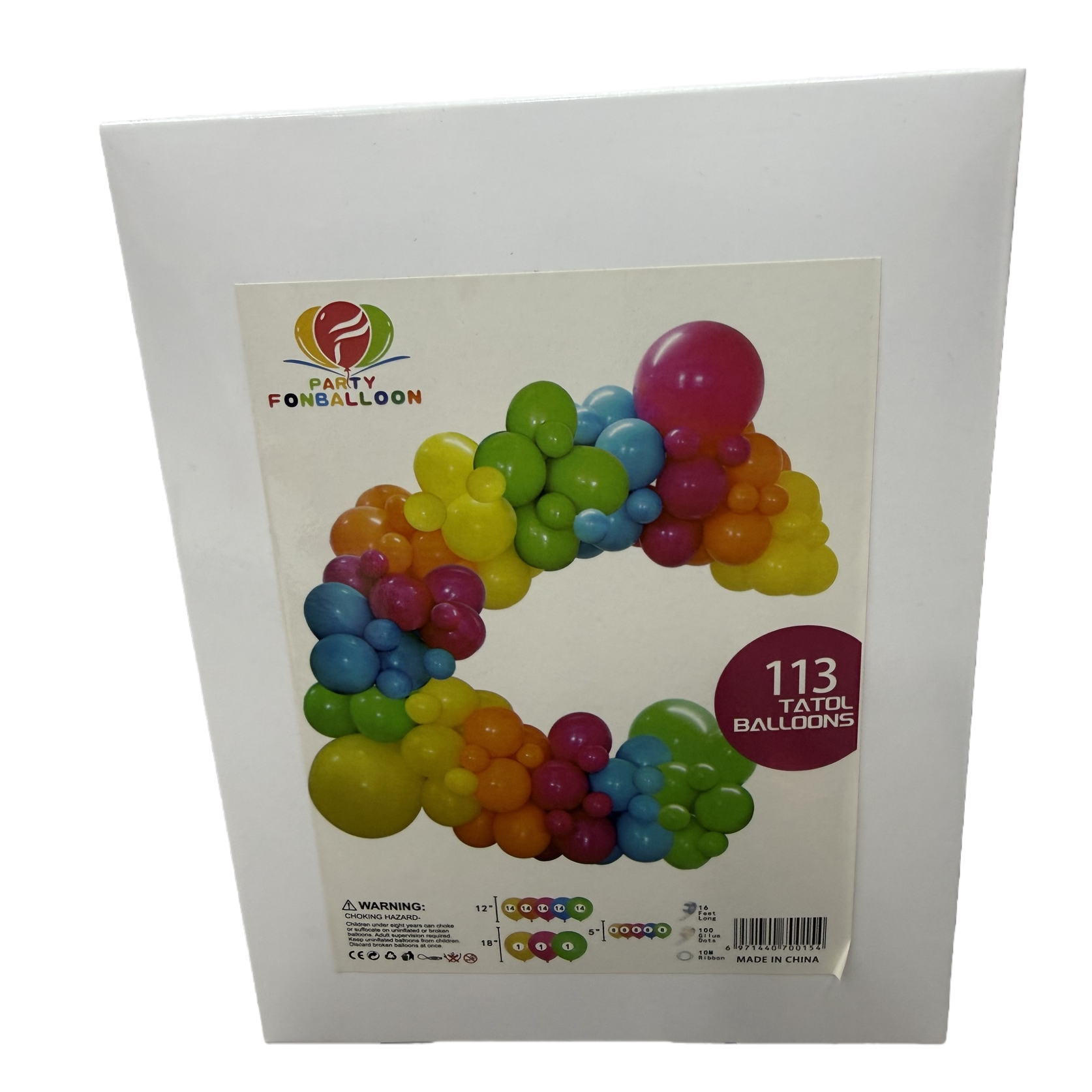 Colorful balloon decoration set for parties, weddings, birthday celebrations, universal, including air pump accessories Item Picture