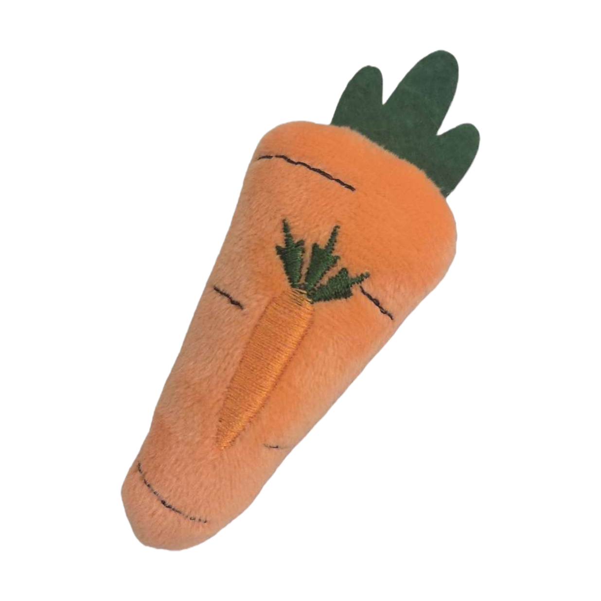 A cute cartoon plush toy in the shape of an orange carrot as a decorative item Item Picture