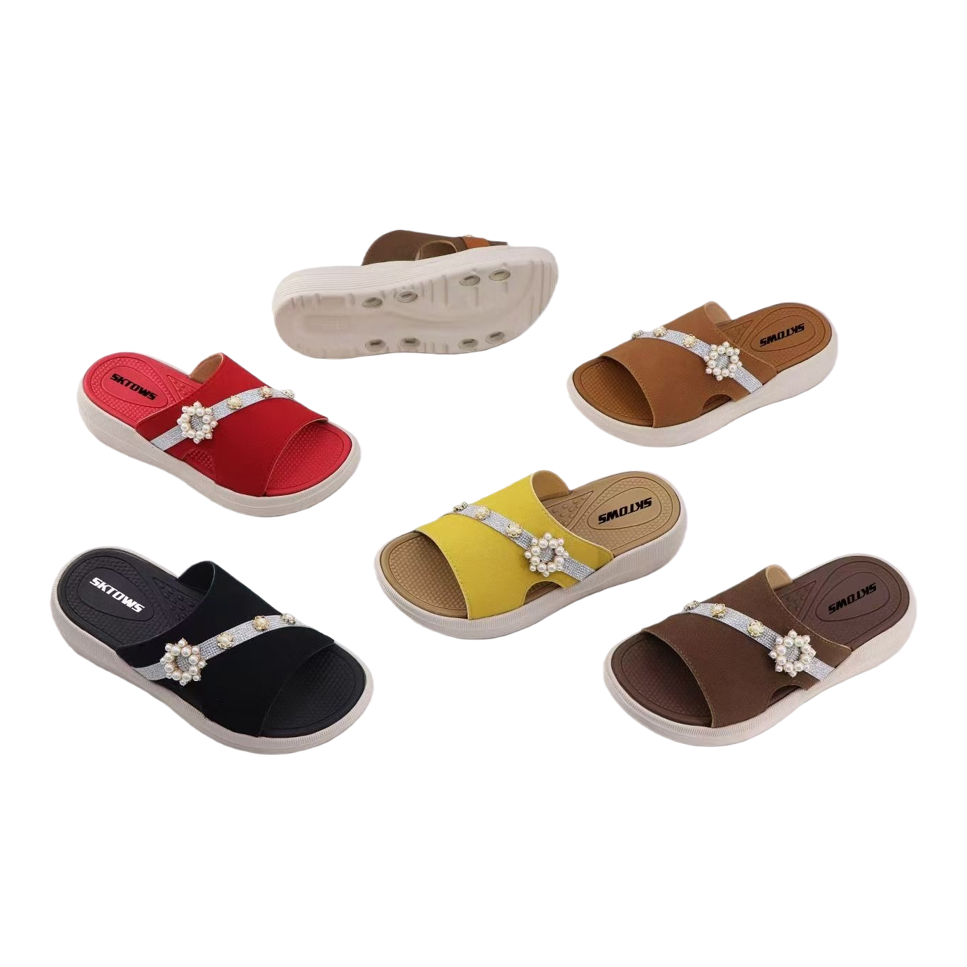 اللؤلؤ الملونة، نعال السيدات مريح ضد الانزلاق Item Picture