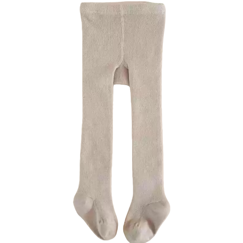 Light grey knitted pantyhose slimming, elastic and breathable women's base socks Item Picture