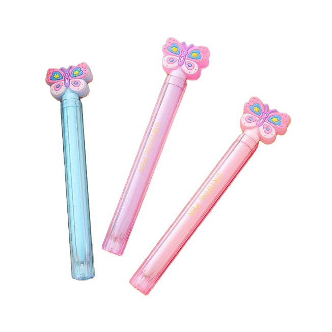 Colorful butterfly-shaped pens are creative stationery for students and fun writing tools for children Item Picture