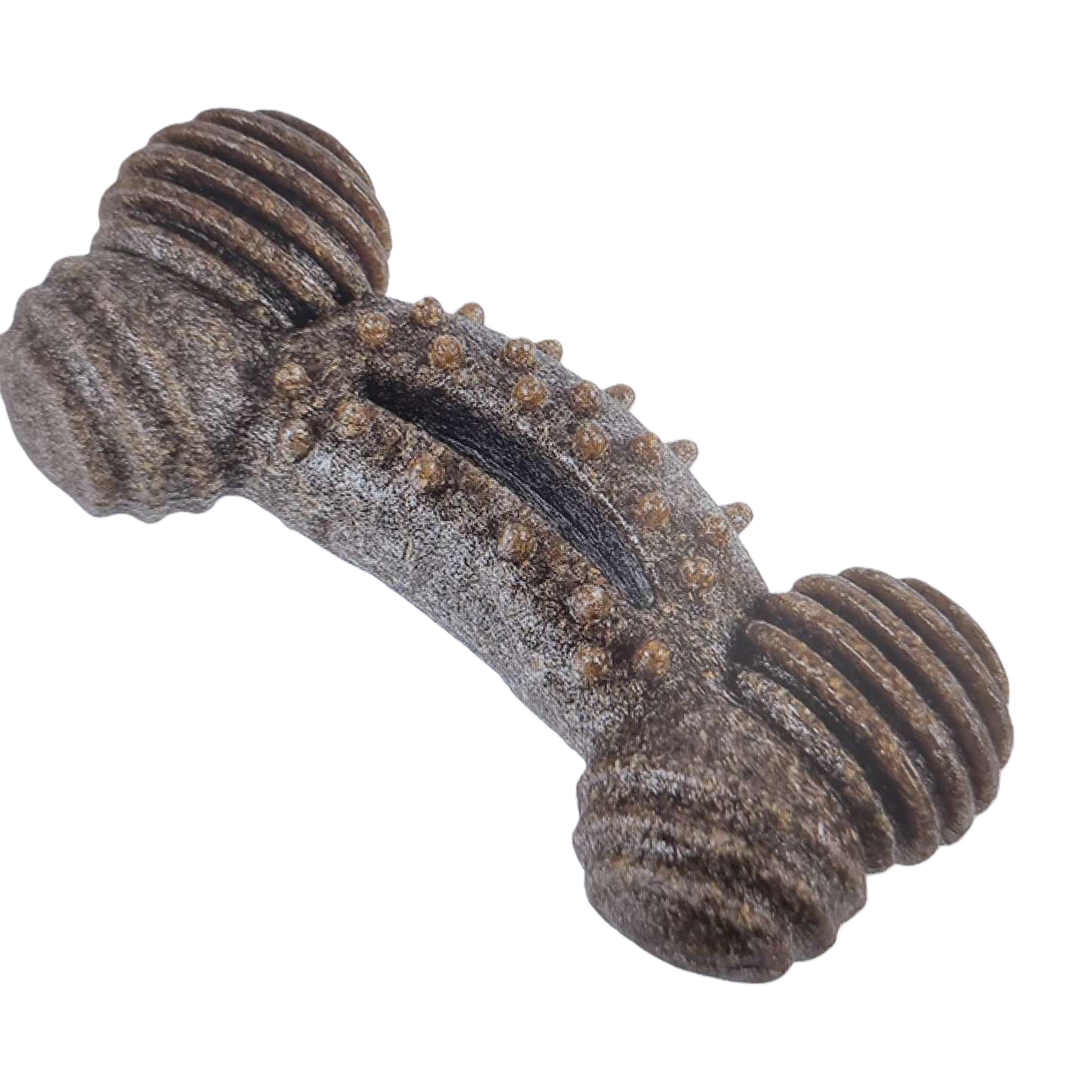 Hollow small bone pet feeding toy, durable and teething for dogs Item Picture