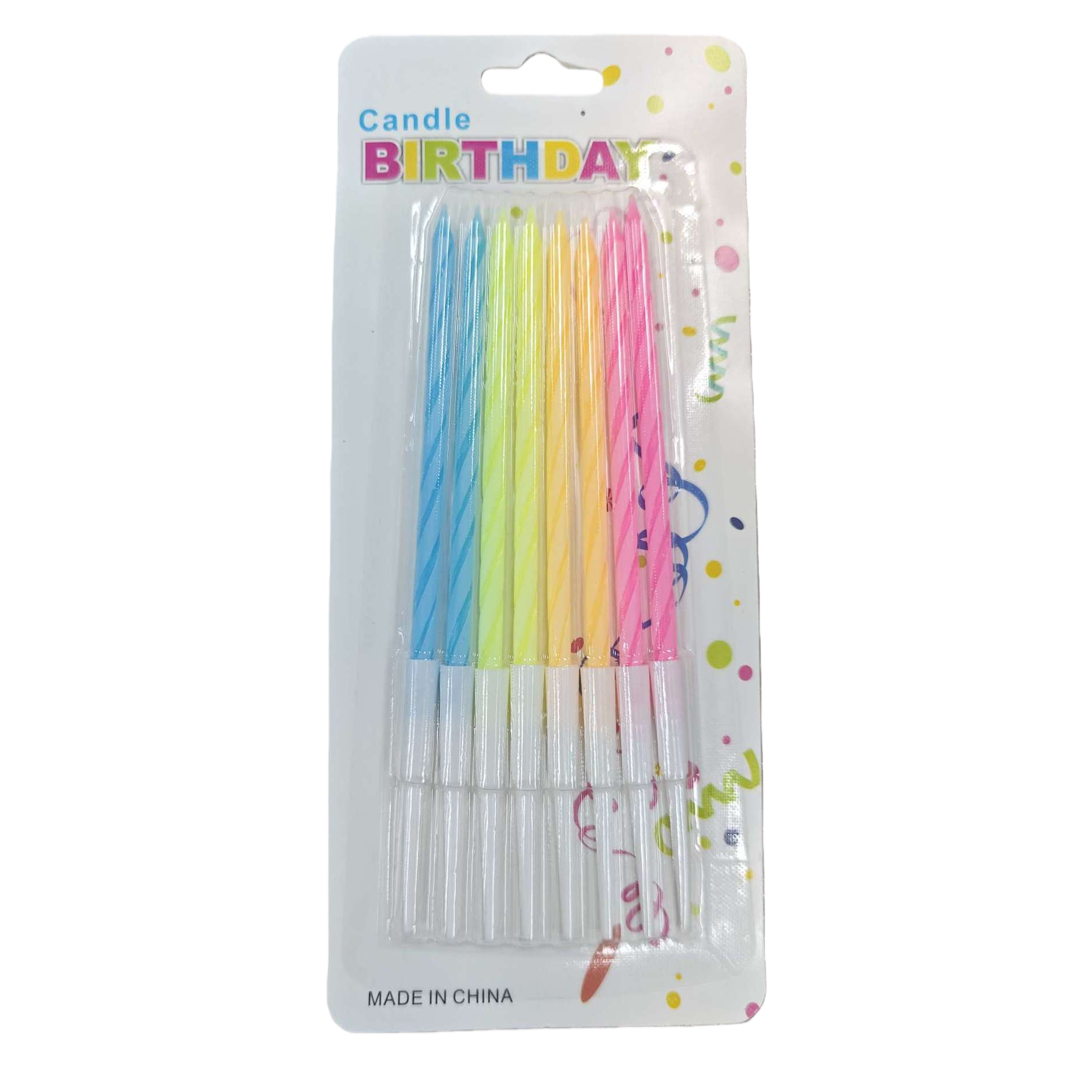 Colorful birthday candles, children's party decoration candle set, multiple colors to choose from, safe and smokeless Item Picture