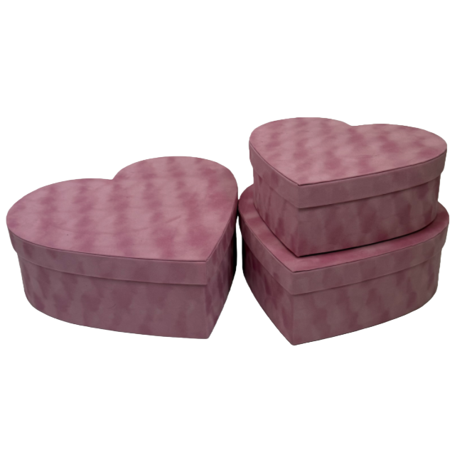 Pink heart-shaped gift box with candies and chocolates, Valentine's Day exclusive packaging Item Picture
