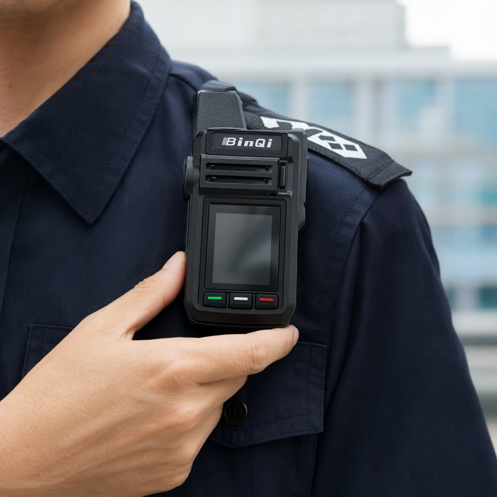 The Binqi BQ-89 black walkie-talkie is a professional wireless communication device that is waterproof, dustproof and suitable for long-distance communication details Picture