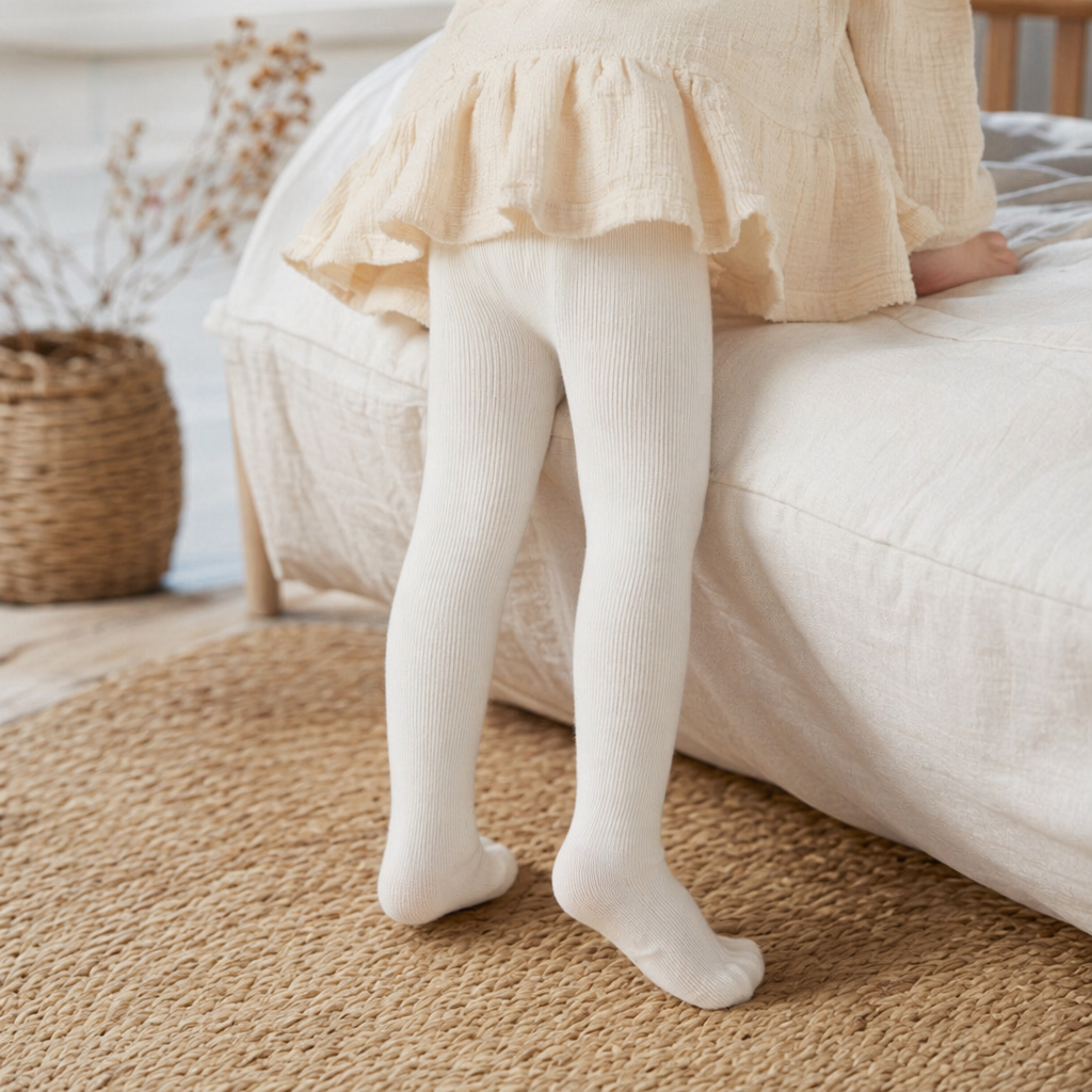 White pantyhose women's thin stretch slimming base socks solid color basic style details Picture
