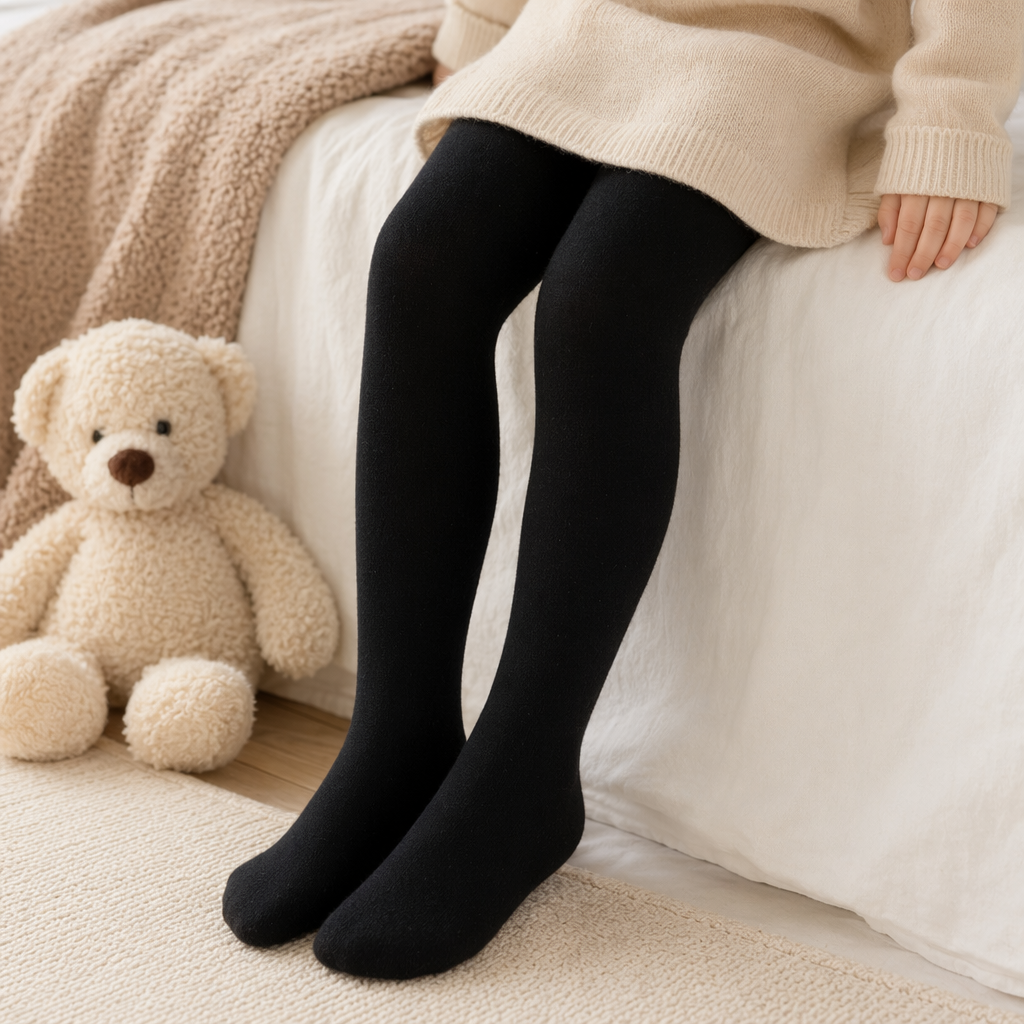 Black pantyhose for women, slimming and figure-hugging, elastic and anti-snug, suitable for all seasons details Picture
