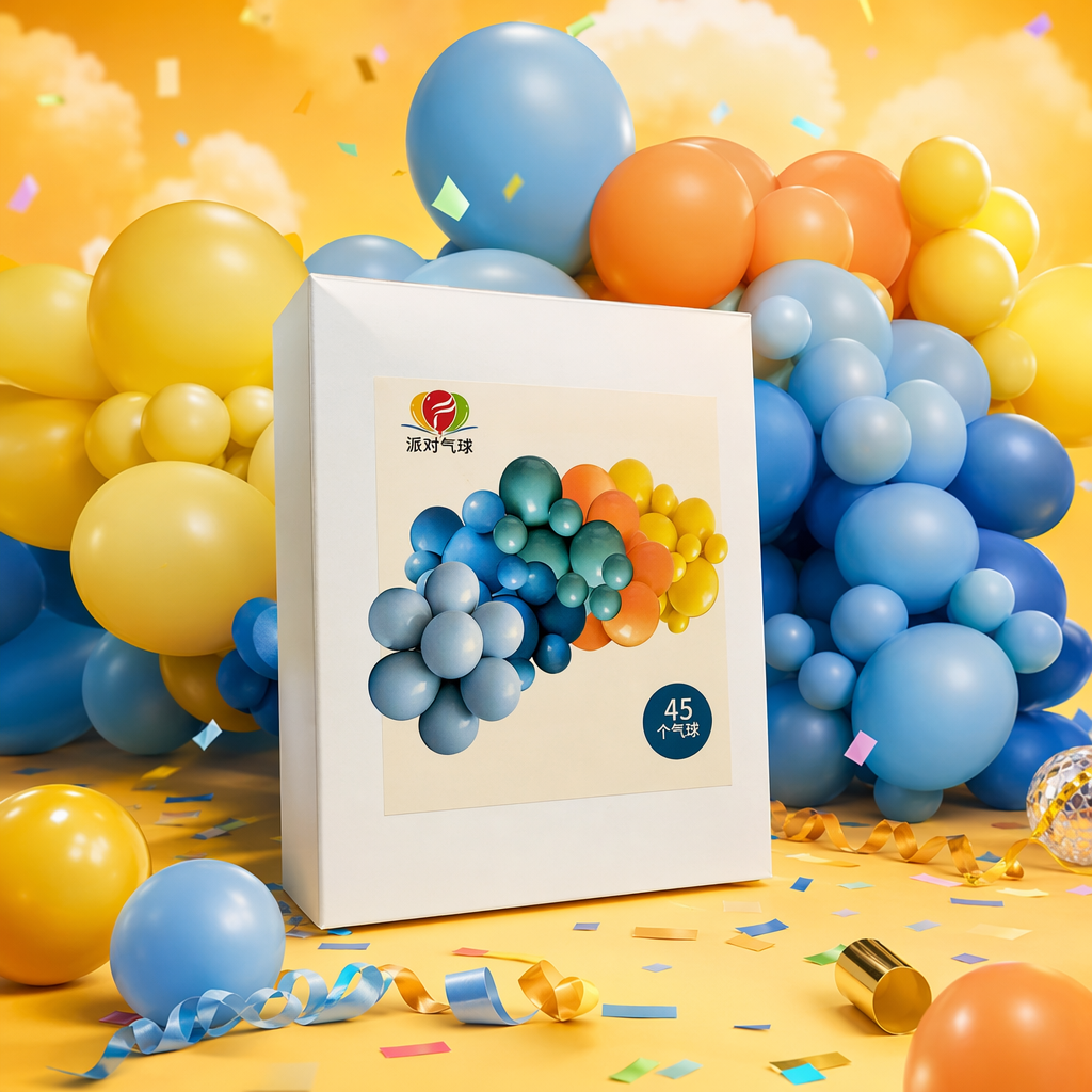 Colorful Balloon Decoration Set for Wedding parties, Universal 100 pieces, including helium balloon accessories Specification image