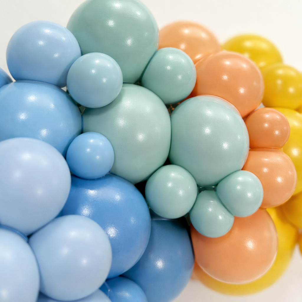 Colorful Balloon Decoration Set for Wedding parties, Universal 100 pieces, including helium balloon accessories Application Scenario
