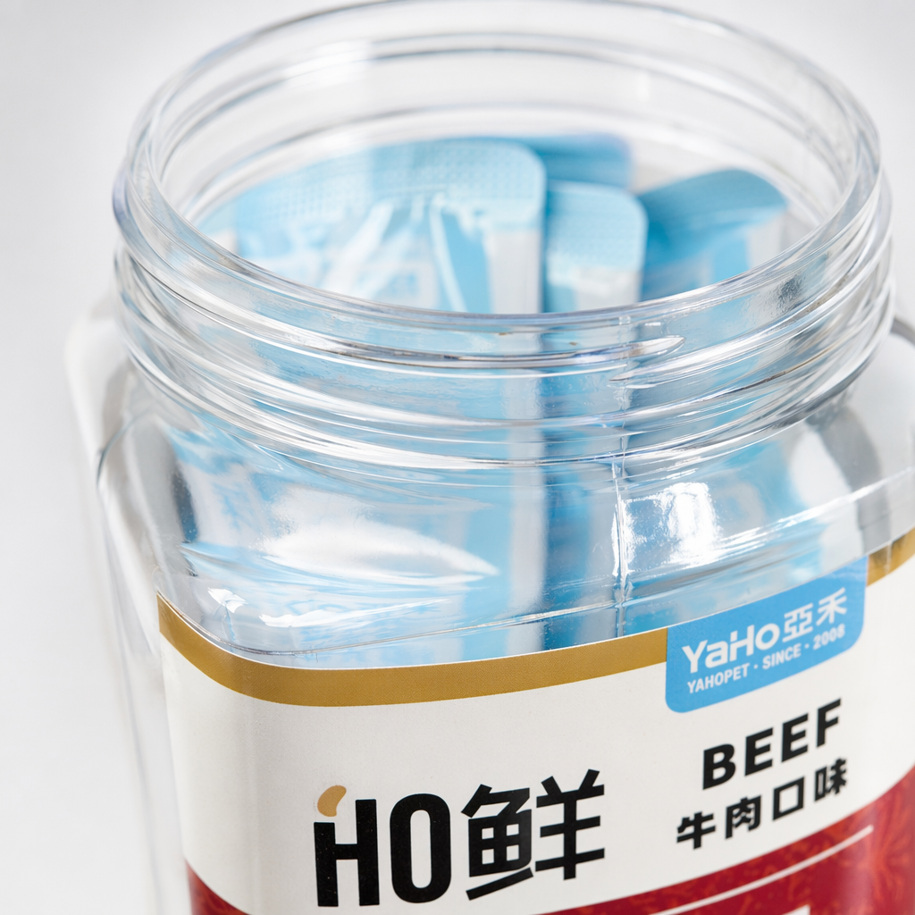Milk-flavored pet snacks, cat and dog strips, protect the stomach and intestines, steamed at 121°C high temperature Application Scenario