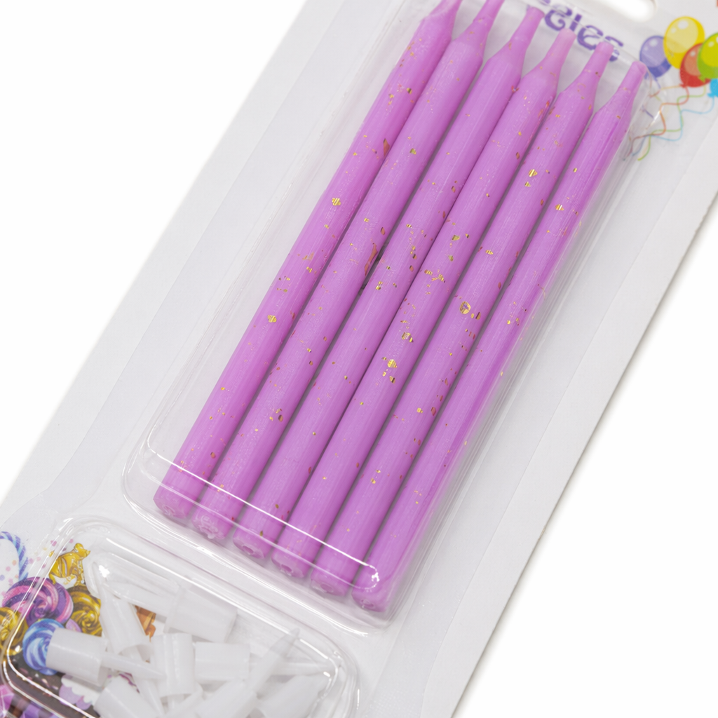 Colorful party candle set, wedding and birthday decoration candles, multi-color mixed mix Application Scenario