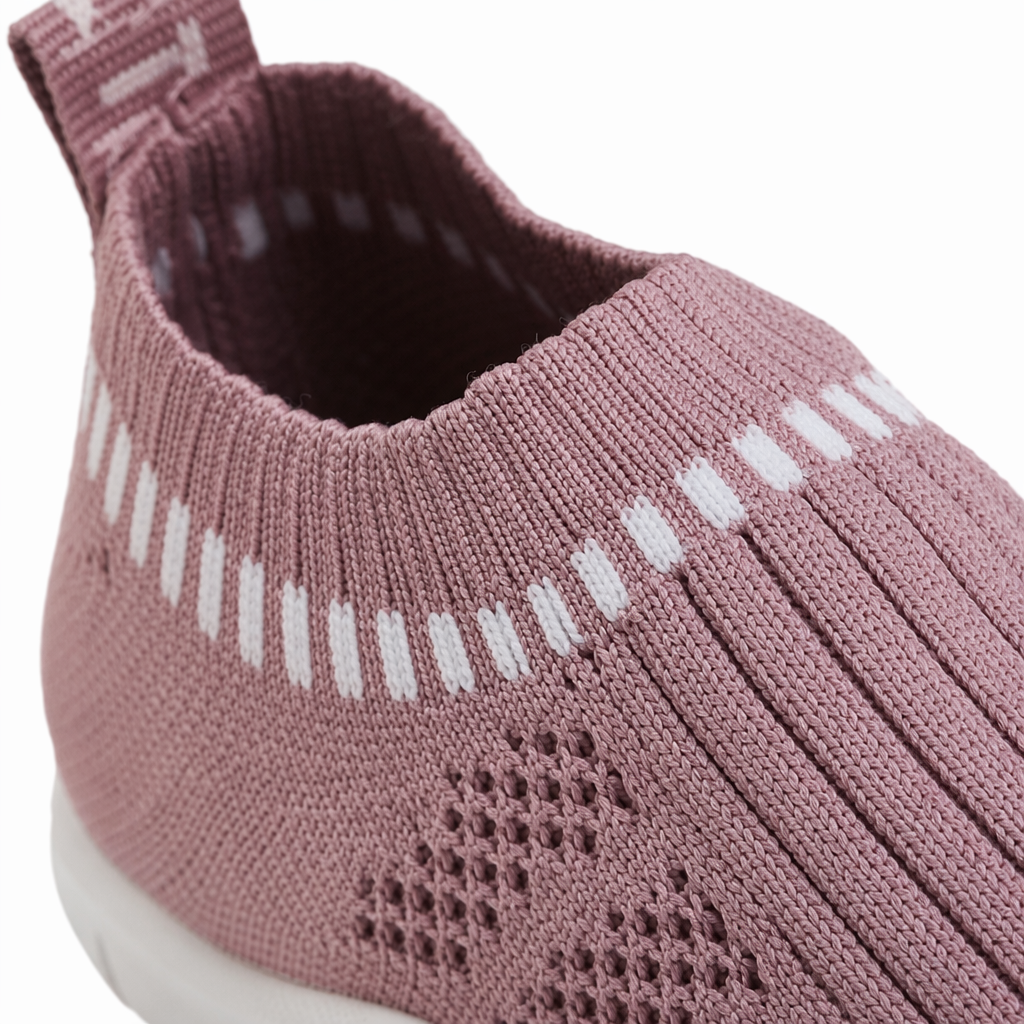 Pink knitted sock boots for warm and anti-slip women, thin elastic sock boots for autumn and winter Application Scenario