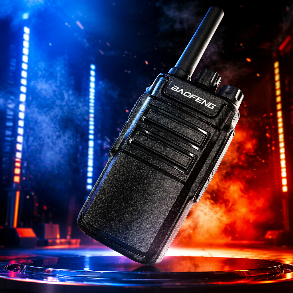 جهاز راديو BF-E60 أسود من طراز BF-60 خاص للتشغيل في الهواء الطلق على بعد 4G في الهواء الطلق Specification image