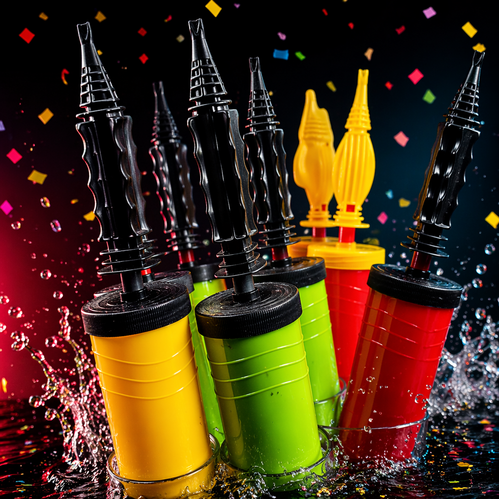 Colored air cylinders, portable air pumps, bicycle and electric bike tire inflation tools Specification image