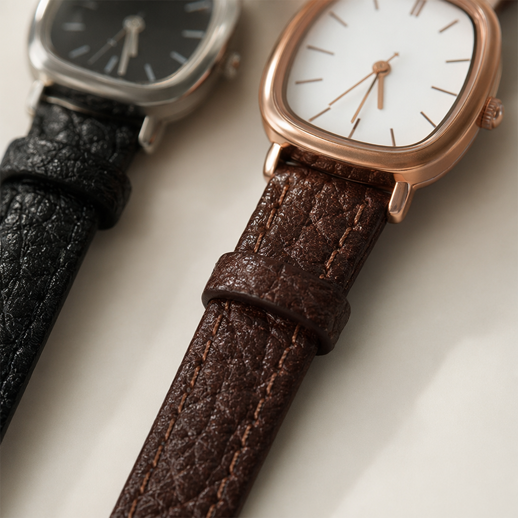 Four genuine leather strap watches are unisex, light luxury, business and casual, and can be changed Application Scenario