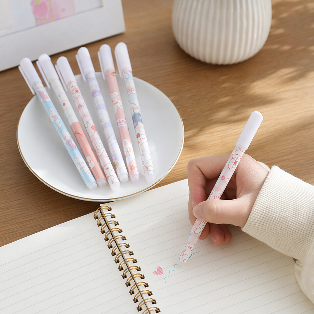 Colored cartoon body gel pen details Picture