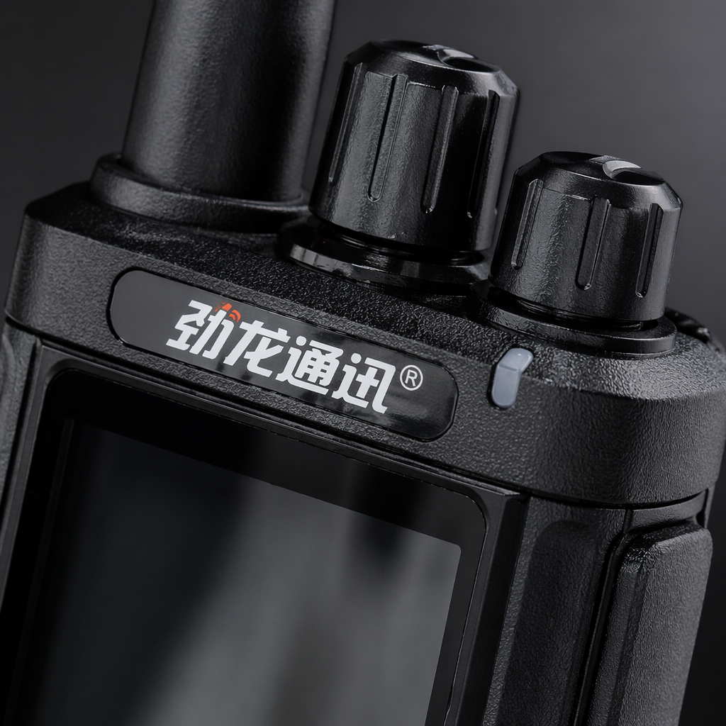 Hongxun DP4801E black walkie-talkie with a metal body, specifically designed for long-distance dual-band communication and outdoor operations Application Scenario