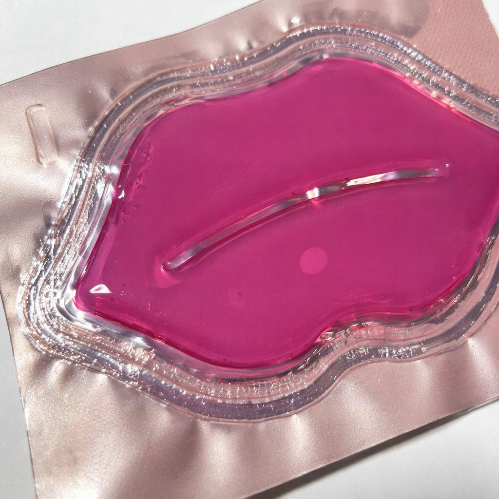 Two pieces of transparent gel patches in silver metal packaging Application Scenario