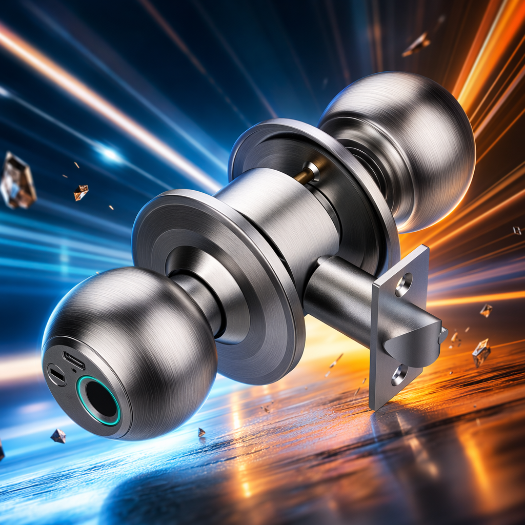 أقفال ذكية فضية، أقفال سرية ببصمات الأصابع Specification image